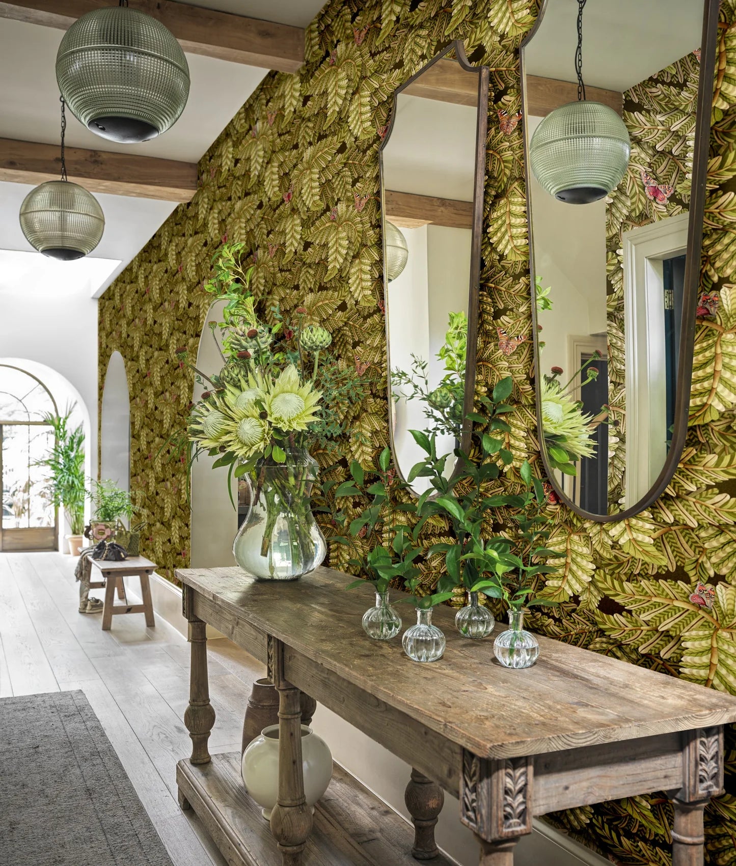 Carta da Parati “Acacia Canopy verde” | COLE & SON ARDMORE BAOBAB