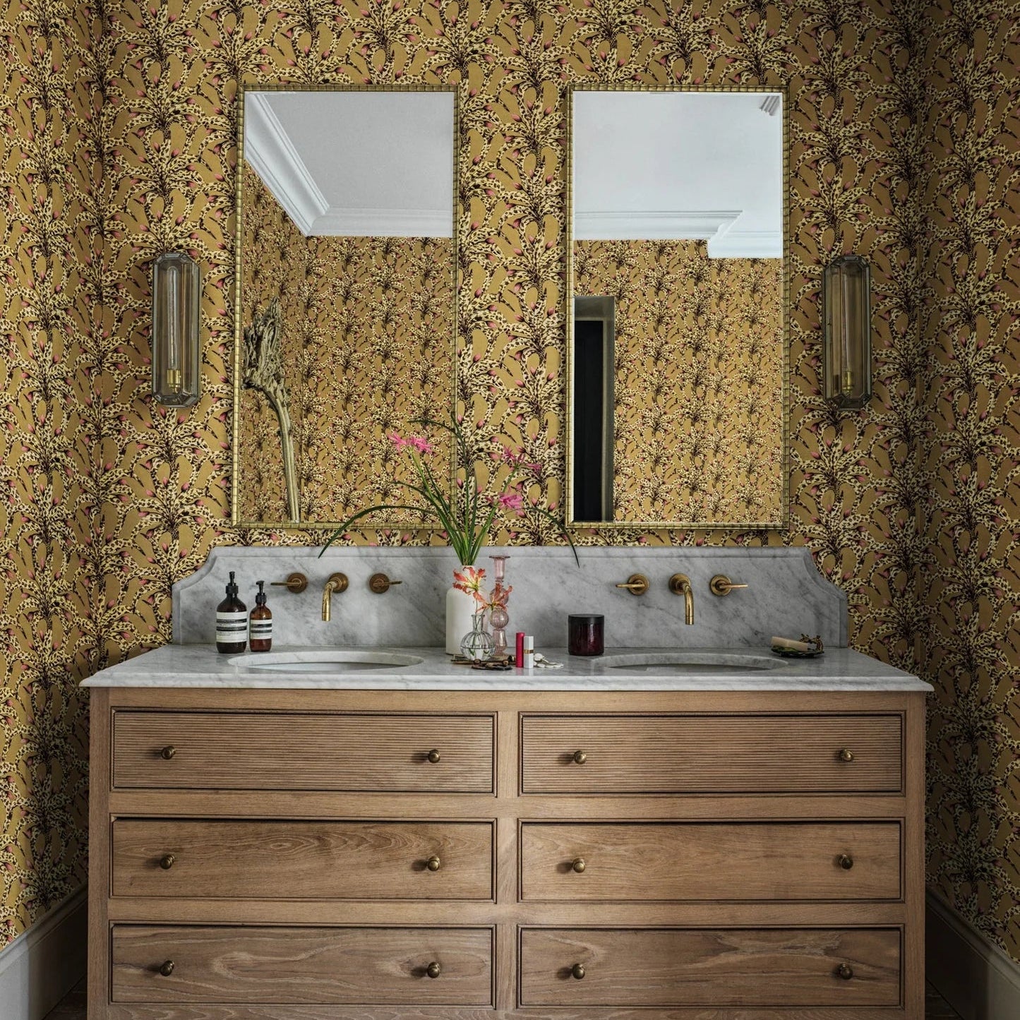 Carta da Parati “Afrika Damask senape" | COLE & SON ARDMORE BAOBAB