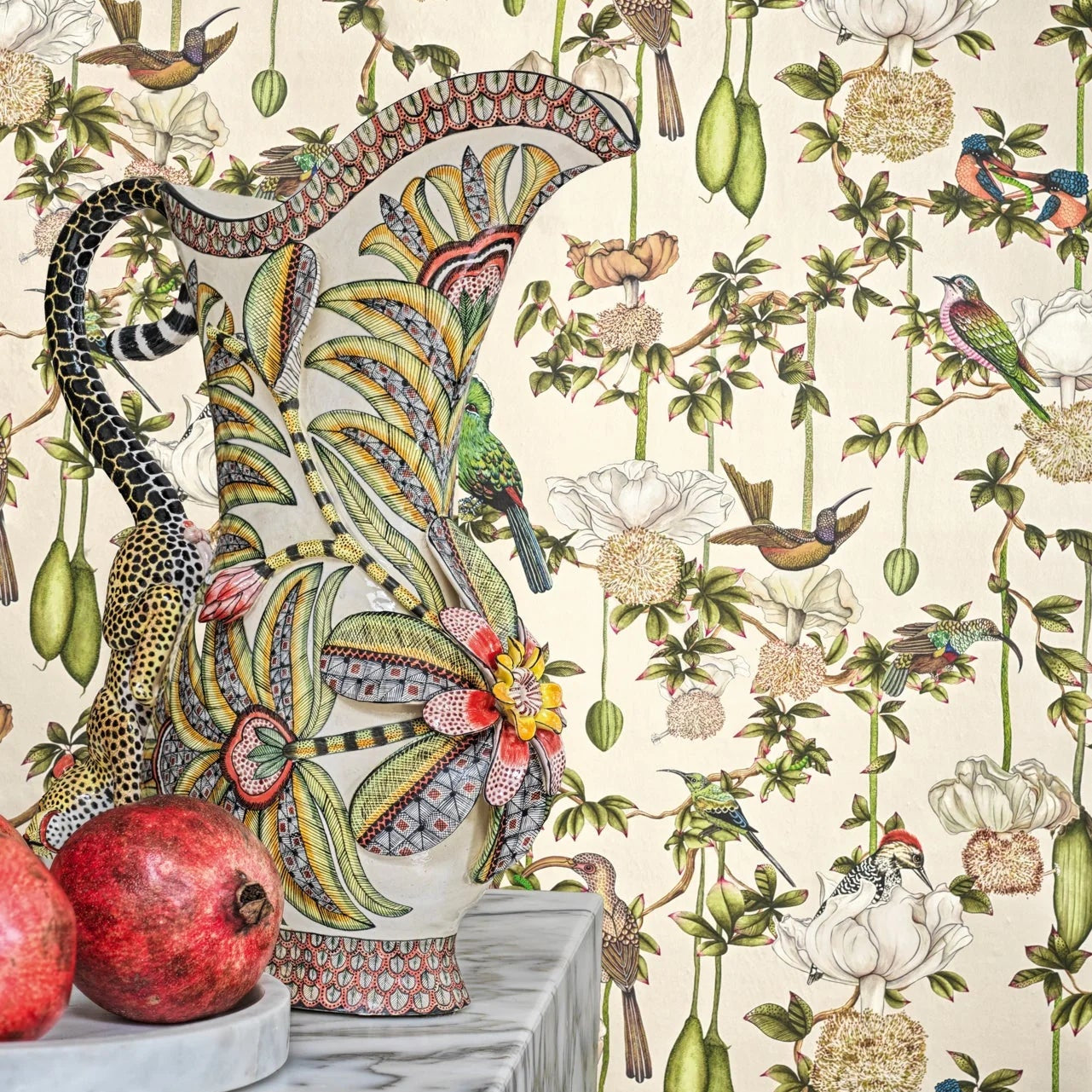 Carta da Parati “Baobab Botanica beige" | COLE & SON ARDMORE BAOBAB
