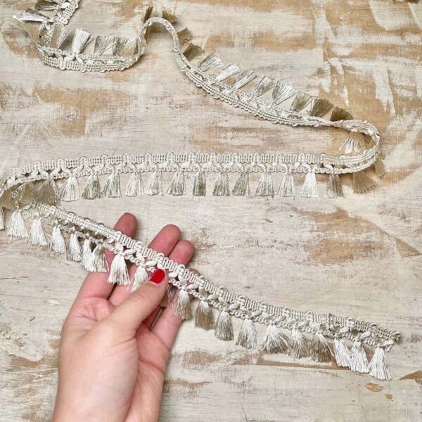 Bordo "Nappine Gardenia" Passamaneria Italiana - 3,5 cm