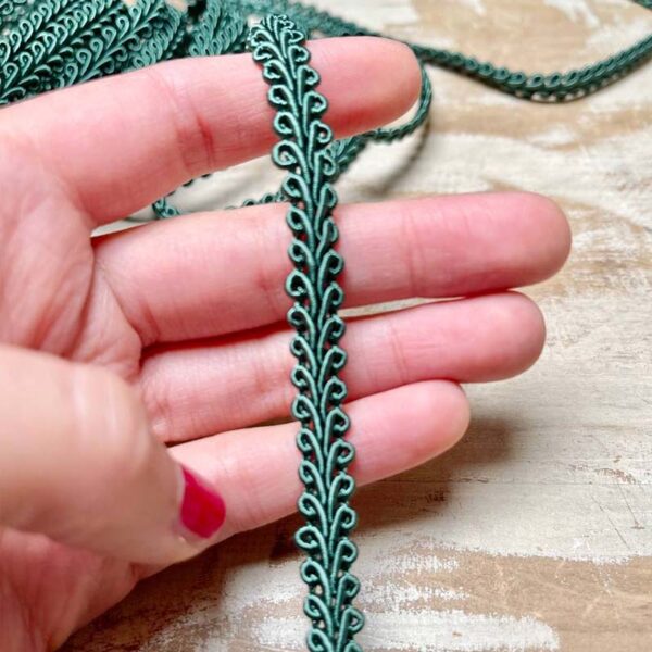 Bordo "Ricciolo Verdone" Passamaneria Italiana - 0,9 cm