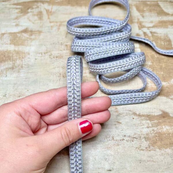 Bordo "Sinfonia Lilla" Passamaneria Italiana - 1,2 cm