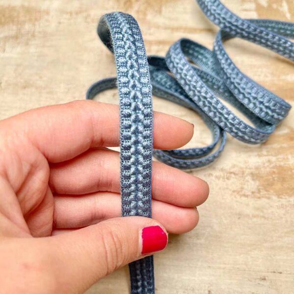 Bordo "Sinfonia Turchese" Passamaneria Italiana - 1,2 cm