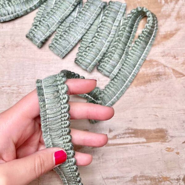 Bordo "Soffice Verdino" Passamaneria Italiana - 2,5 cm