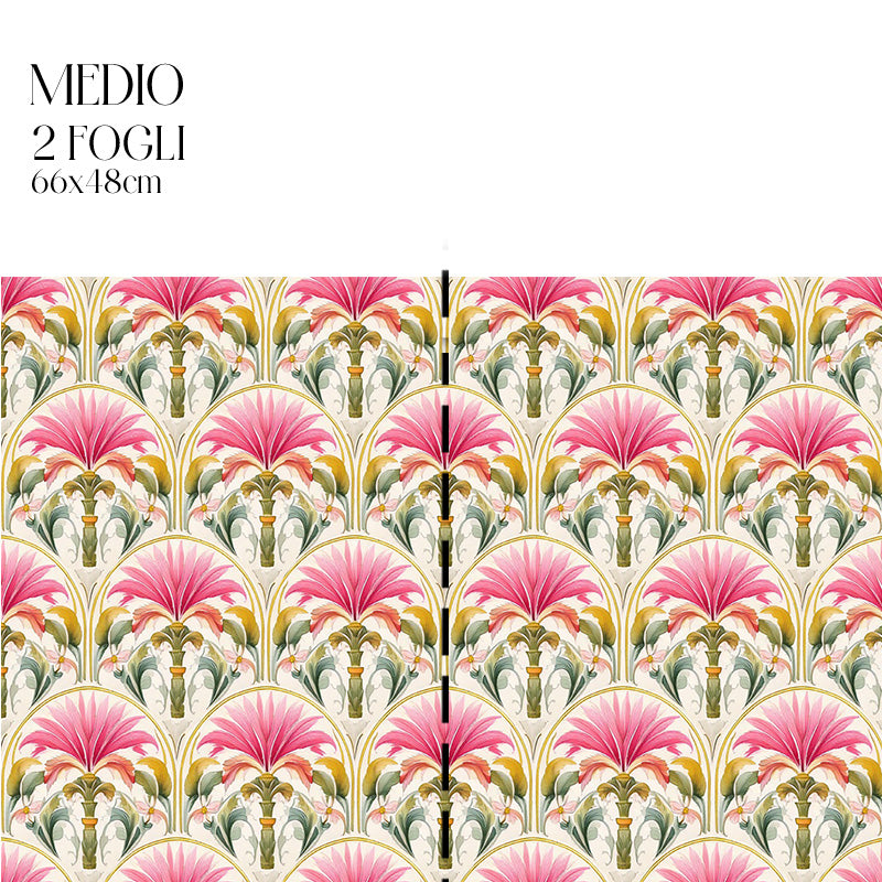 Découpage Tappezzeria – Cascata di foglie