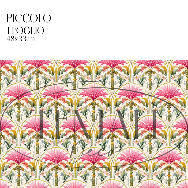 Découpage Tappezzeria – Cascata di foglie