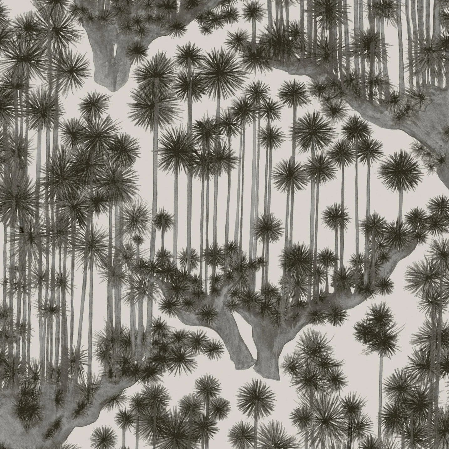 Carta da parati "Japanese Woods nero" - YOKU | COLE&SON