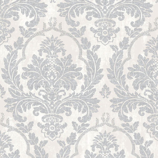 Tapete „Giglio Sanft Grau“, nach Meter oder Rolle