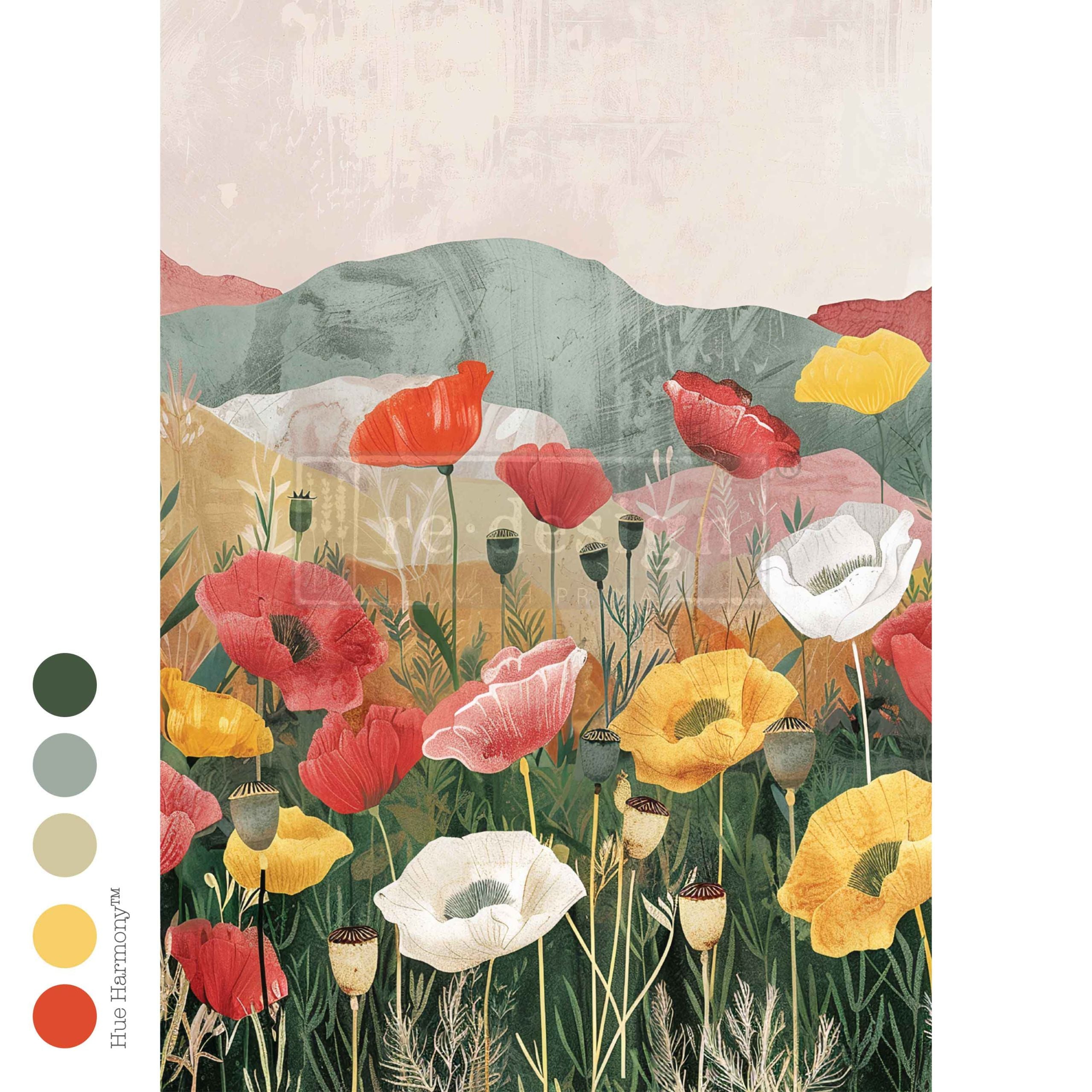 Carta de Fibra para Decoupage "Corona de Susurros" A4 - 21x29,7cm