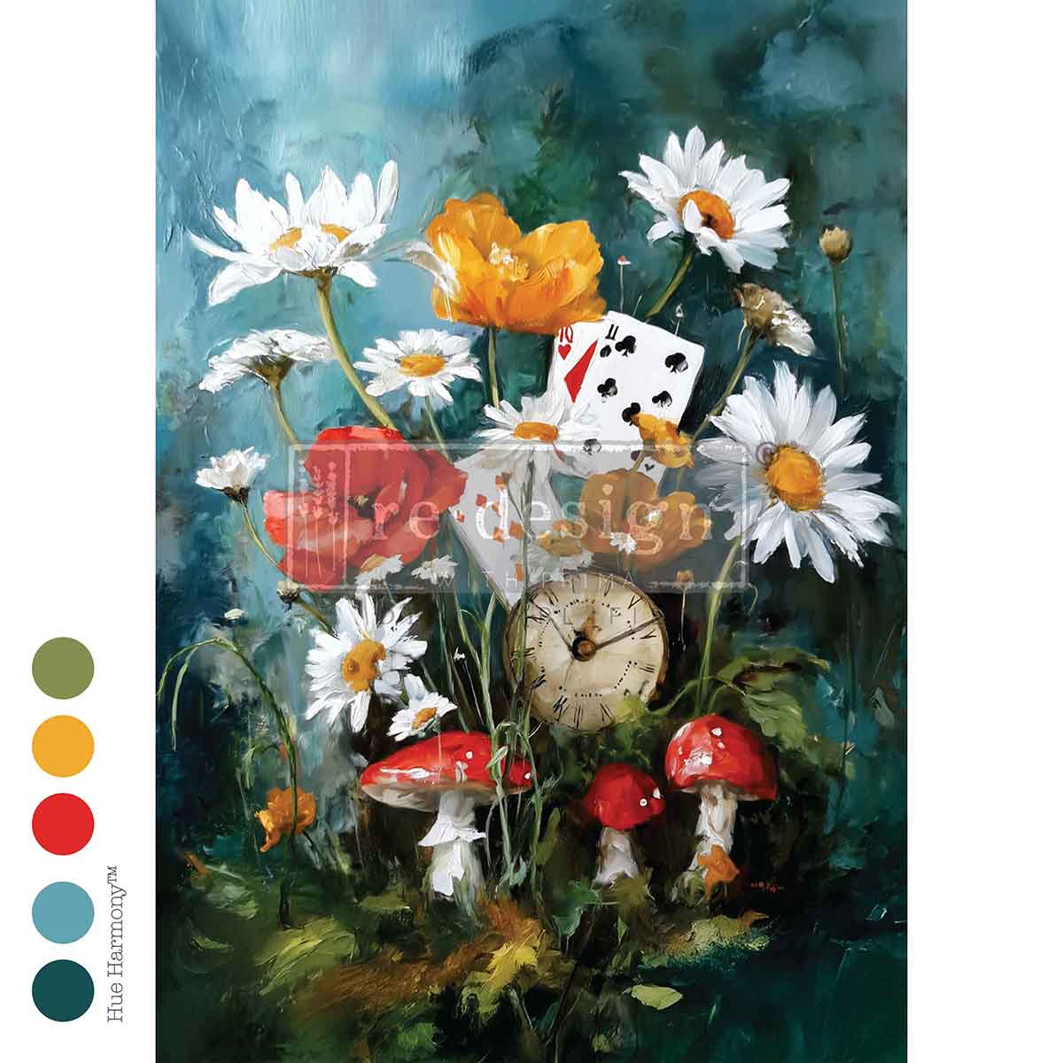 Carta de Fibra para Decoupage "Corona de Susurros" A4 - 21x29,7cm