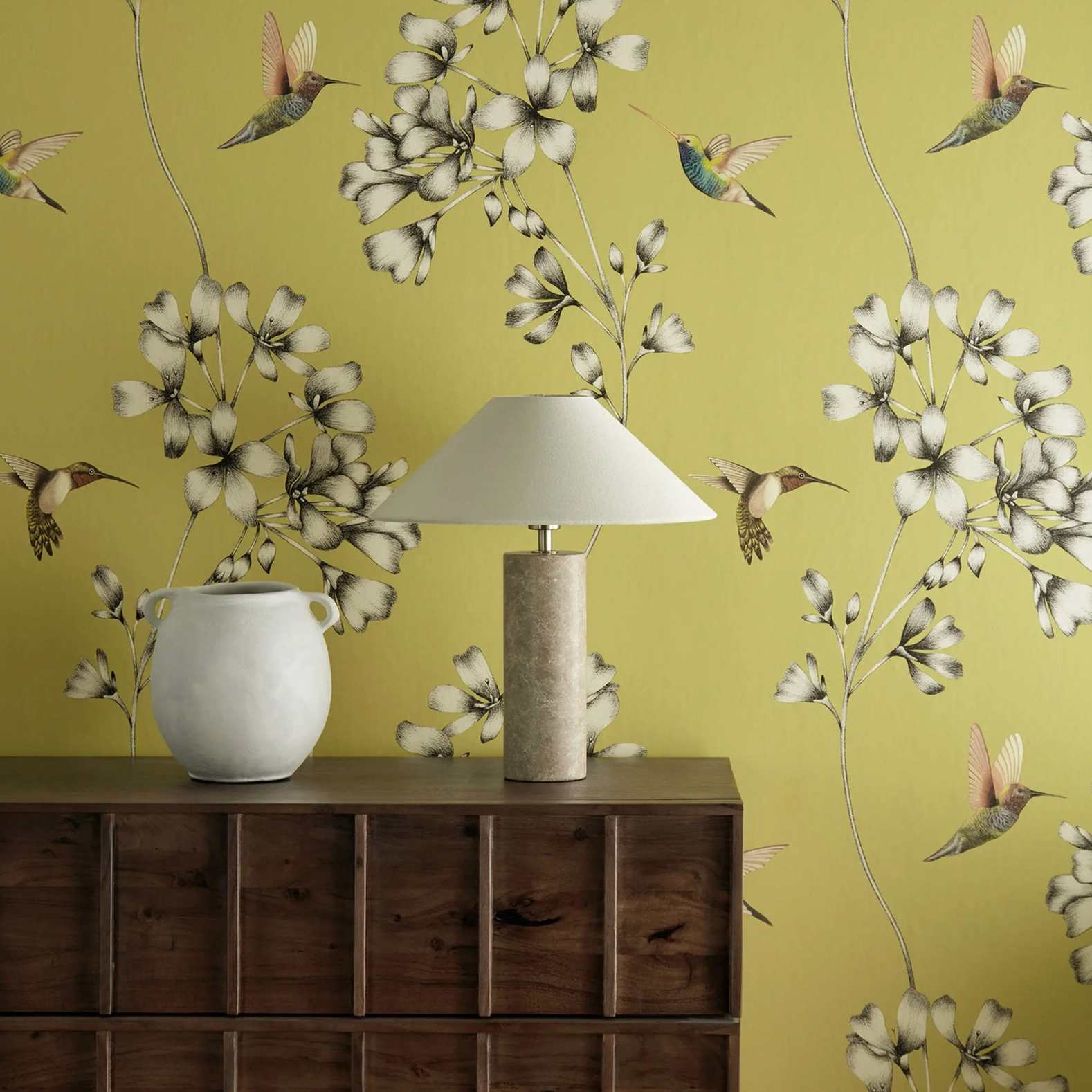 Carta da Parati “Amazilia Gialla” | HARLEQUIN