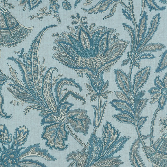 Papel pintado "HIERBA ADHESIVA ACUAMARINA" | HARLEQUIN