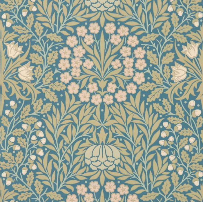 Papier peint "YEW & ARIL SPEARMINT" Morris & Co. - Sanderson
