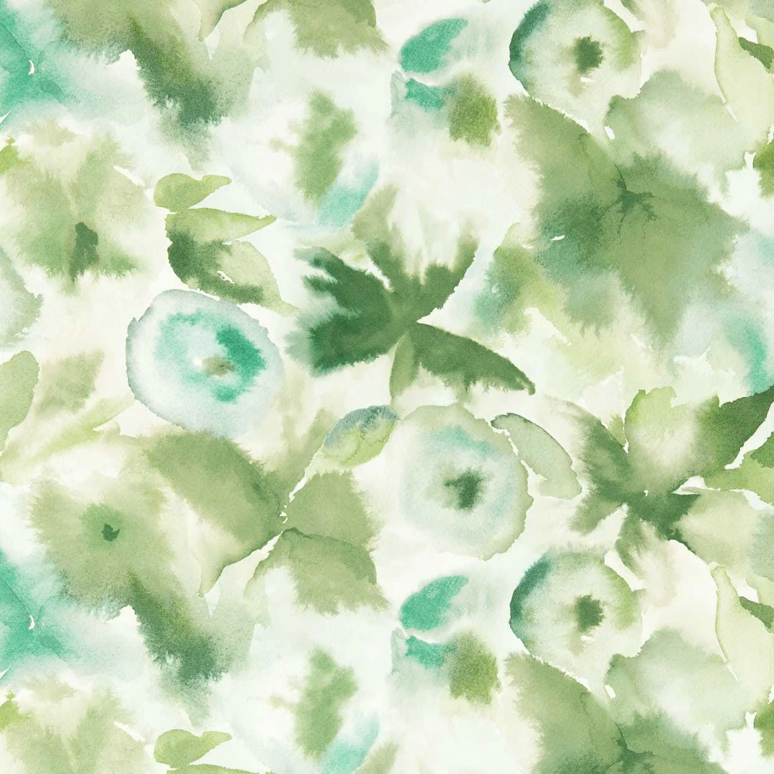 Carta da Parati “Flores Verde” | HARLEQUIN