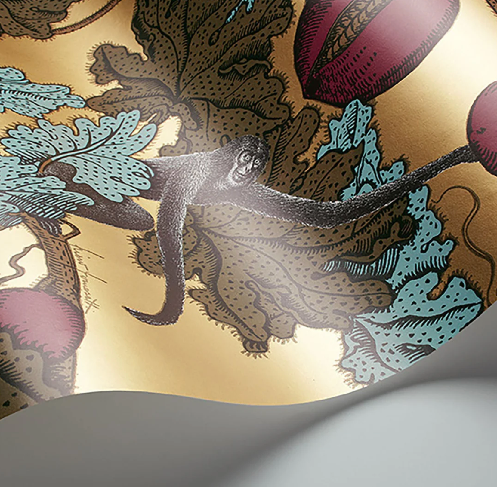 Carta da Parati "Frutto proibito arancione" Fornasetti | COLE & SON