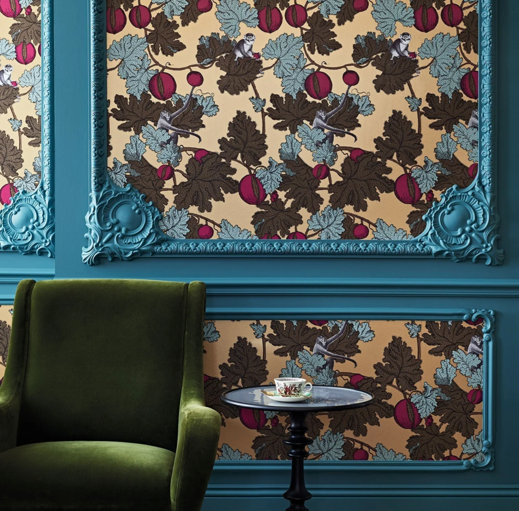 Carta da Parati "Frutto proibito arancione" Fornasetti | COLE & SON