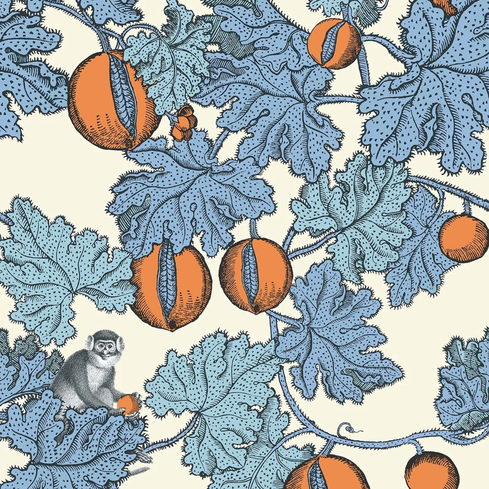 Carta da Parati "Frutto proibito beige" Fornasetti | COLE & SON