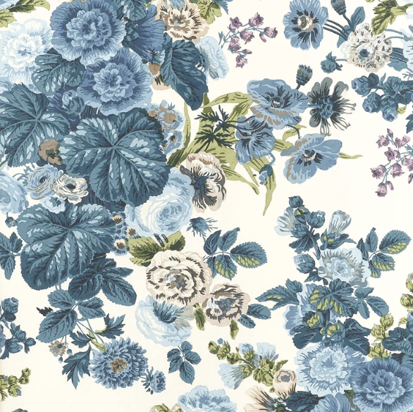 Papier peint « HERBE ADHÉSIVE AQUAMARINE » | HARLEQUIN