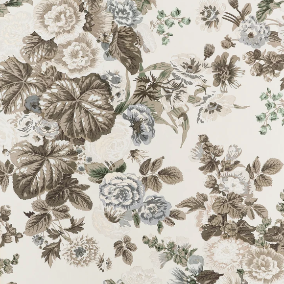 Carta da Parati “Hidcote Grigio” Boxwood | THIBAUT