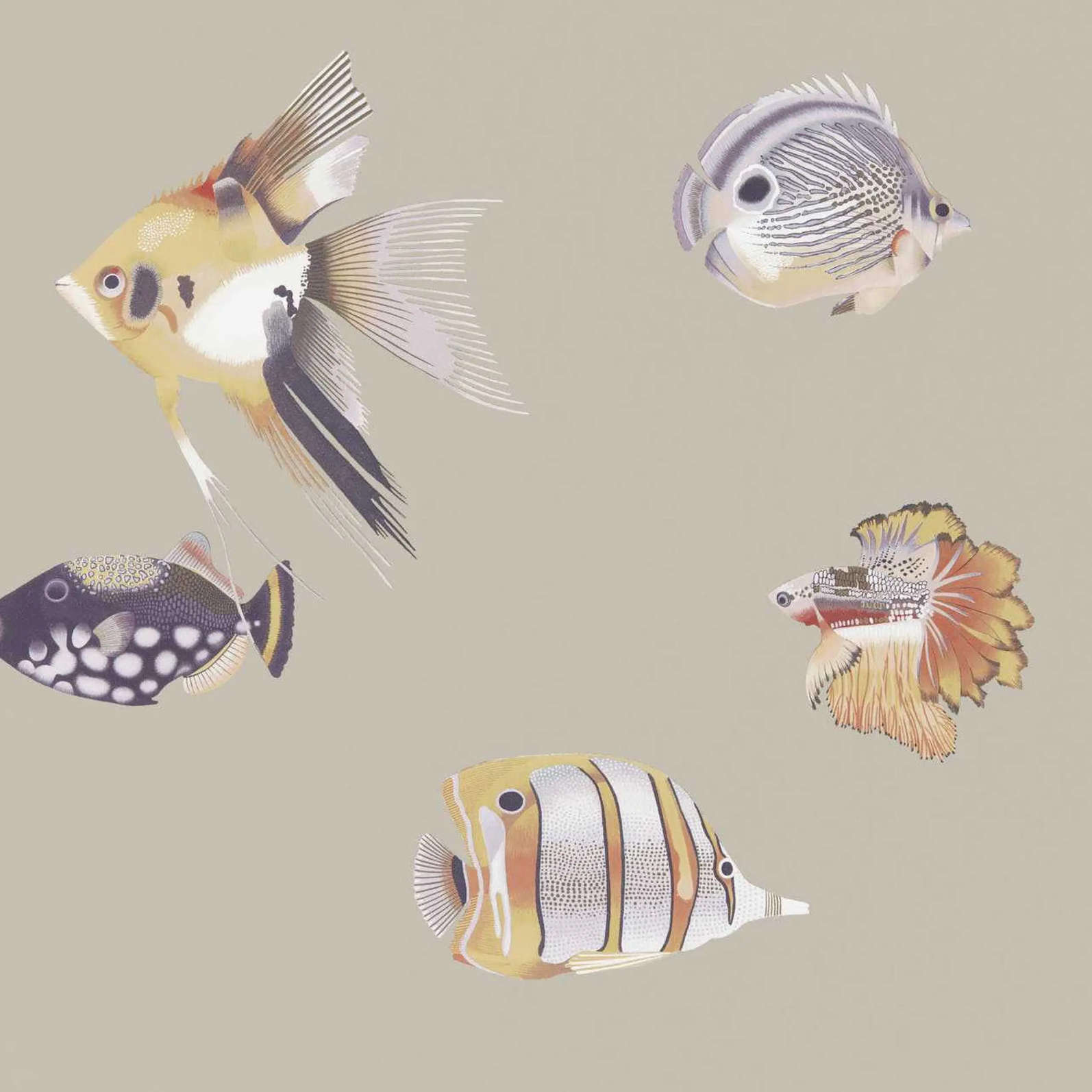 Carta da Parati “Kamanu Beige” | HARLEQUIN