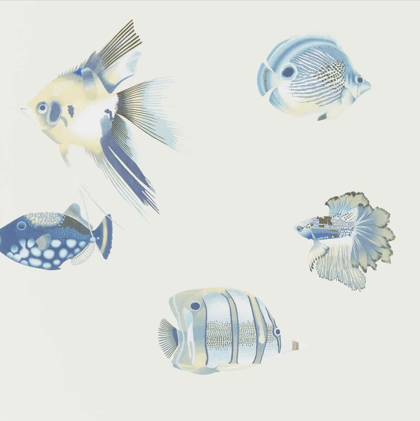 Carta da Parati “Kamanu Bianco” | HARLEQUIN