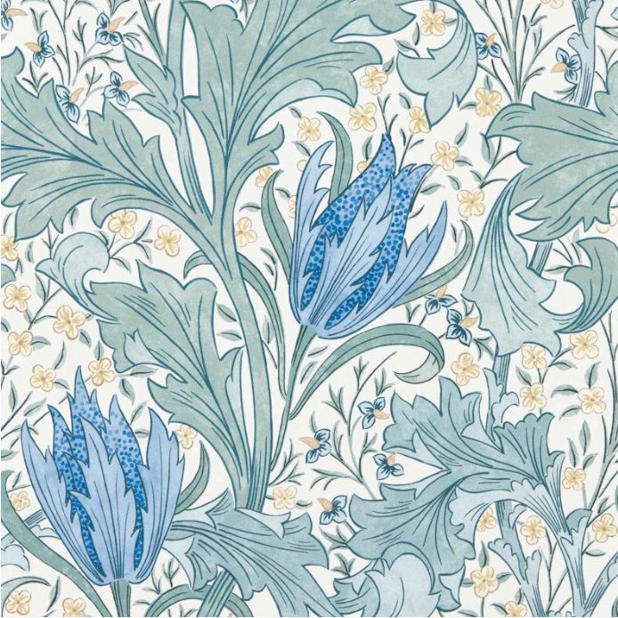Papel pintado "YEW & ARIL SPEARMINT" Morris & Co. - Sanderson