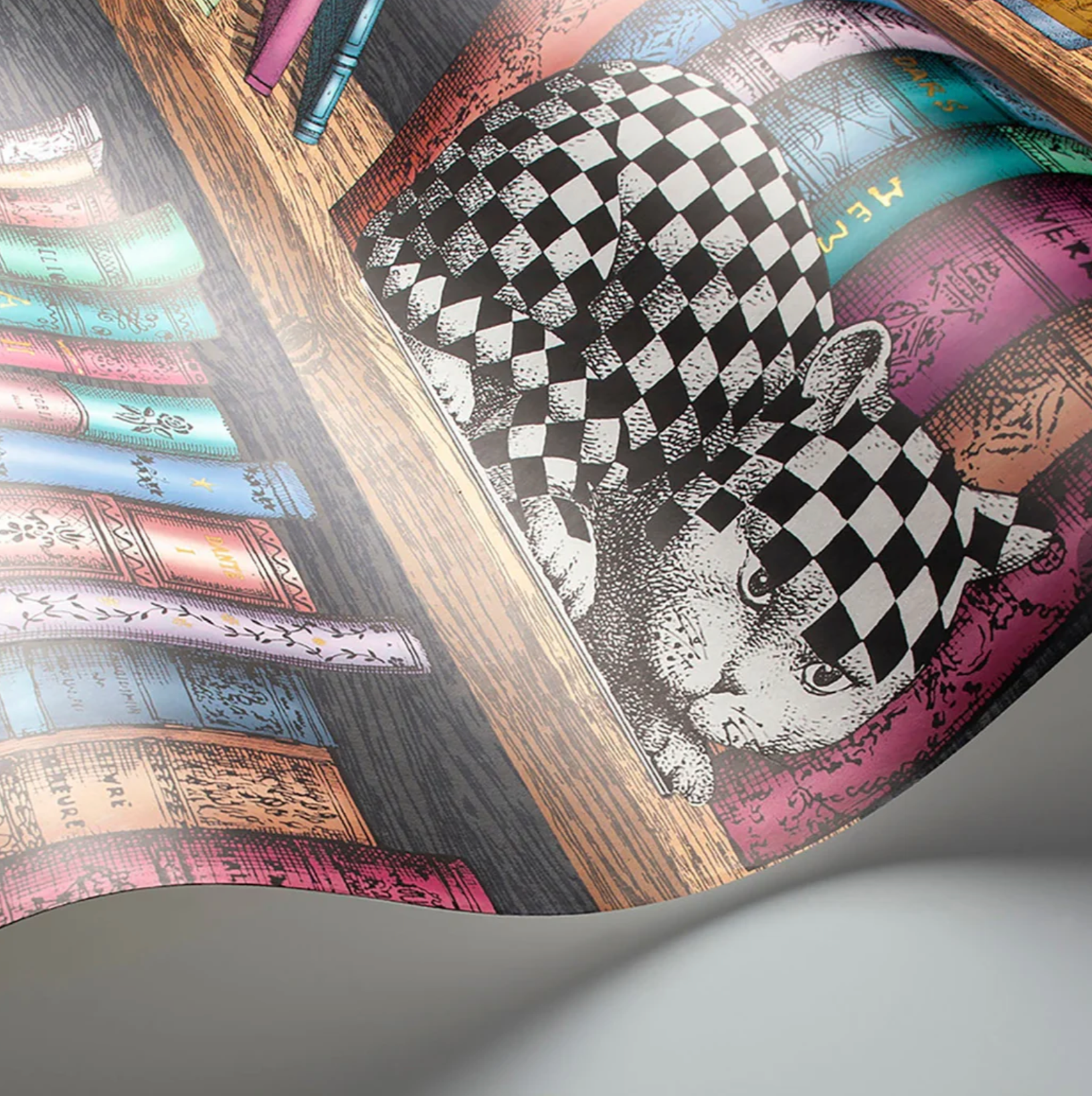 Carta da Parati "Libreria multicolor" Fornasetti | COLE & SON
