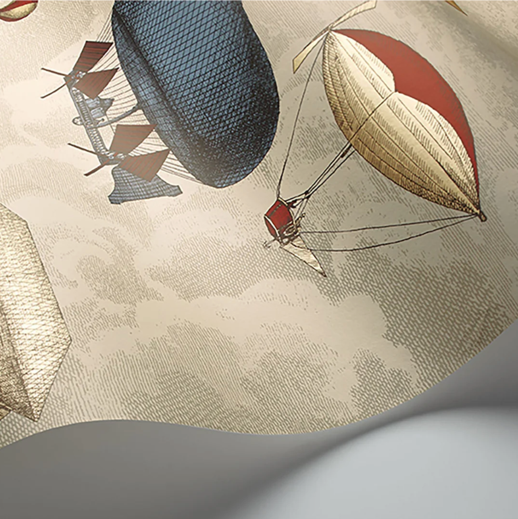 Carta da Parati "Macchine volanti colorata" (2 rotoli) Fornasetti | COLE & SON