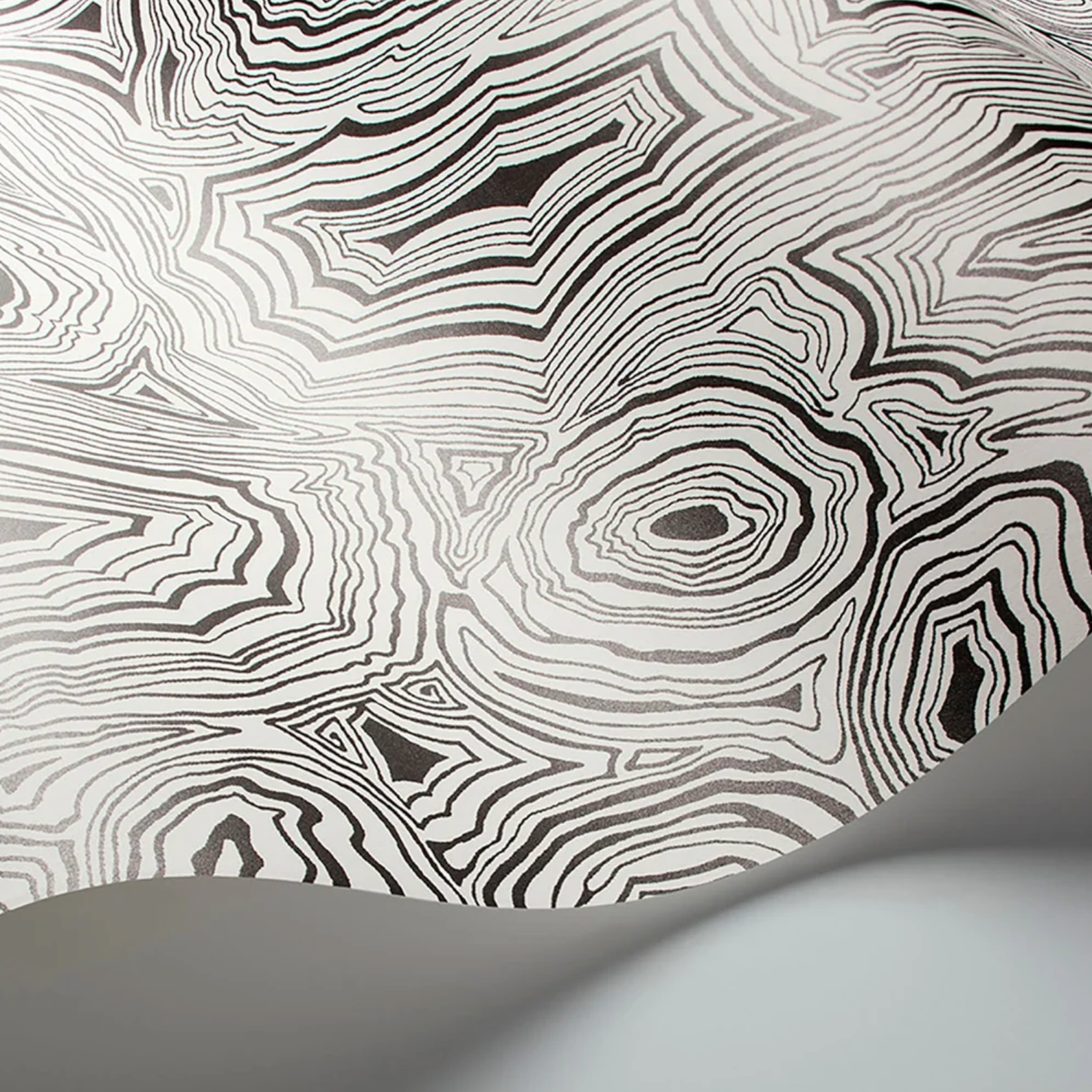 Carta da Parati "Malachite bianconera" Fornasetti | COLE & SON