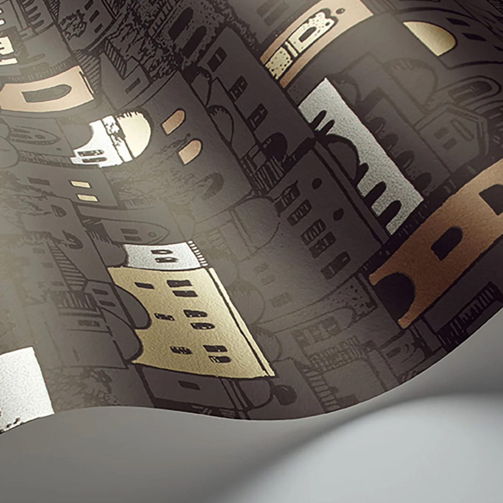 Carta da Parati "Mediterranea nera" Fornasetti | COLE & SON