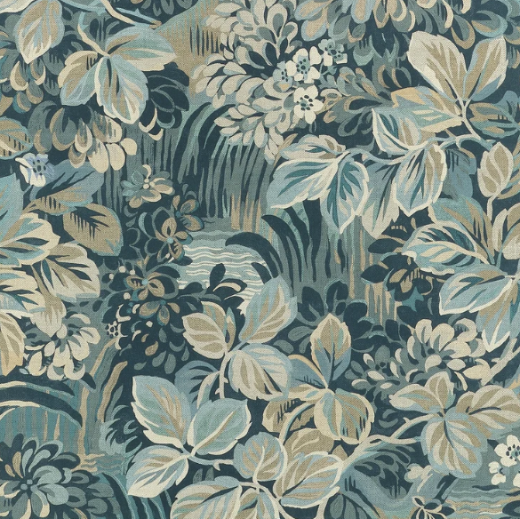 Wallpaper "Sticky Grass Aquamarine" | Harlequin
