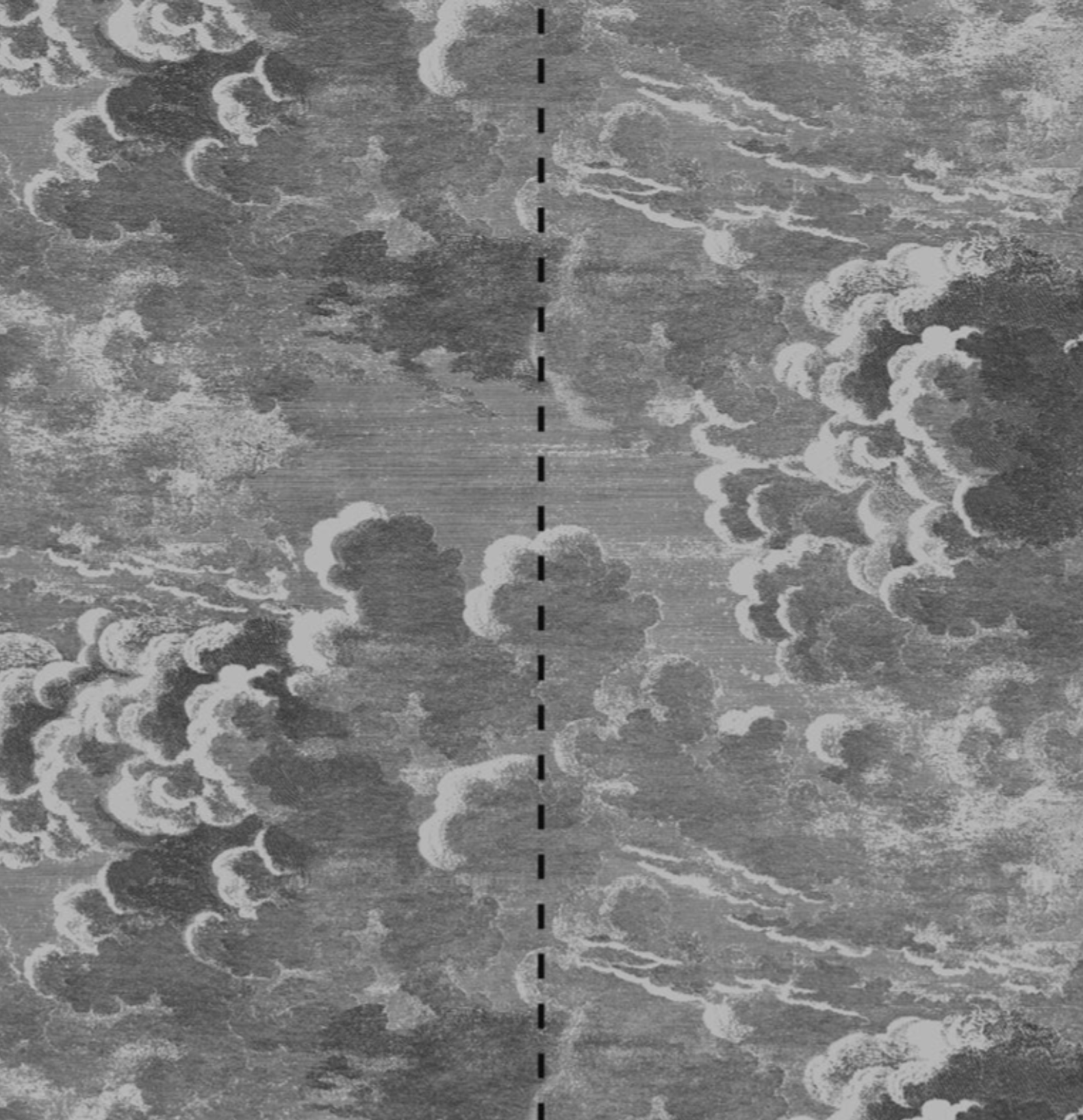 Carta da Parati "Nuvolette blu scuro" (2 rotoli) Fornasetti | COLE & SON