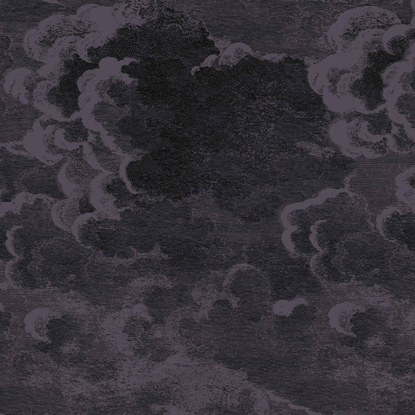 Carta da Parati "Nuvolette blu scuro" (2 rotoli) Fornasetti | COLE & SON