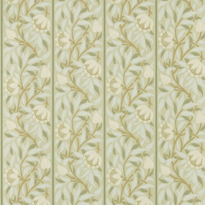 Carta da Parati "Peony Trellis Verde Chiaro" MORRIS & CO. | THE HUNTINGTON