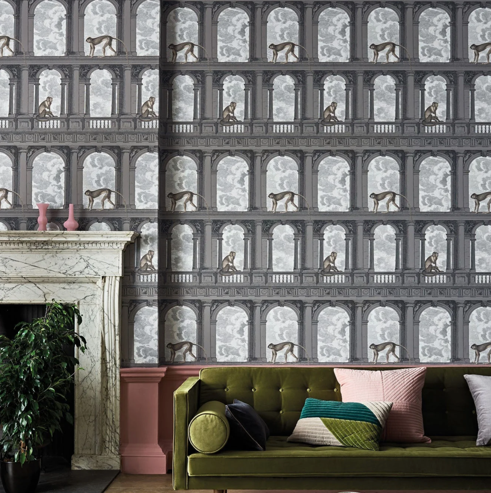 Carta da Parati "Procuratie con vista" Fornasetti | COLE & SON