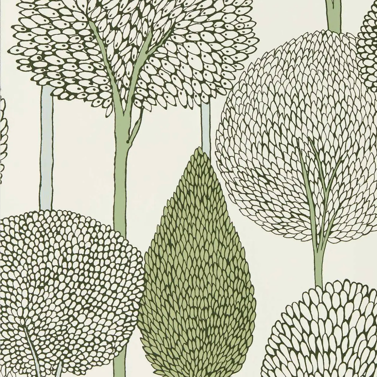 Papier peint « HERBE ADHÉSIVE AQUAMARINE » | HARLEQUIN