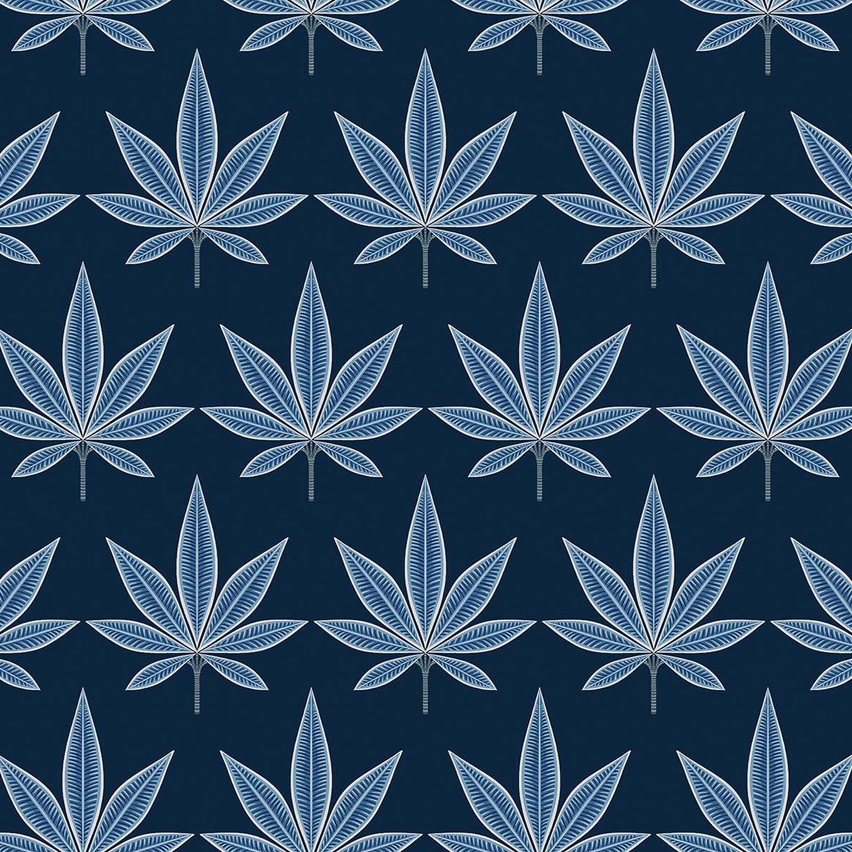 Carta da parati "Bicton Blu/Azzurro" - WALLQUEST | MULBERRY TREE