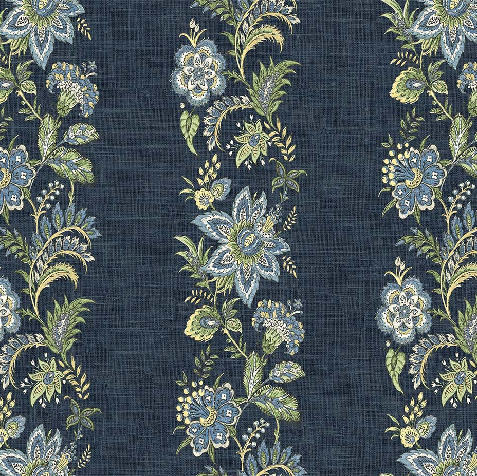 Carta da parati "Callas Blu Scuro" - Provence - WALLQUEST