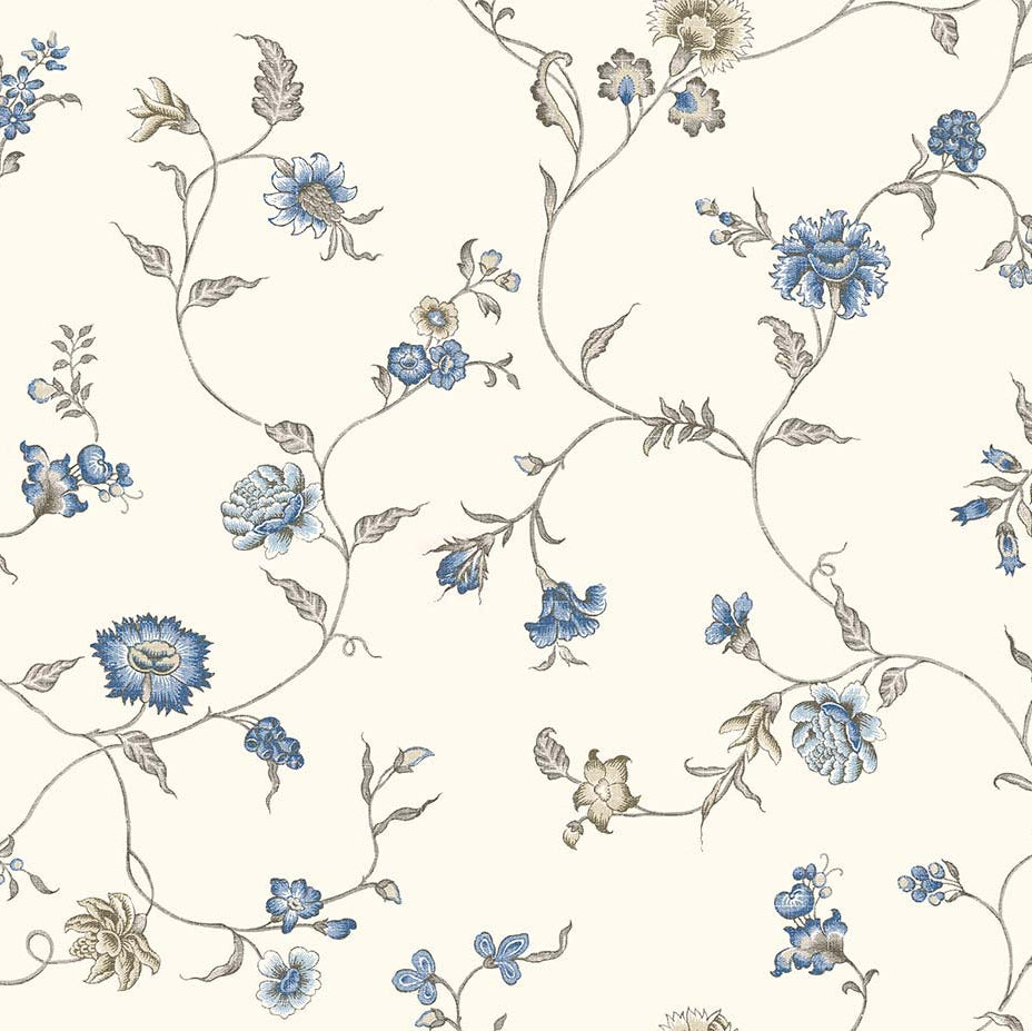 Carta da parati "Cassis Azzurro Scuro" - Provence - WALLQUEST