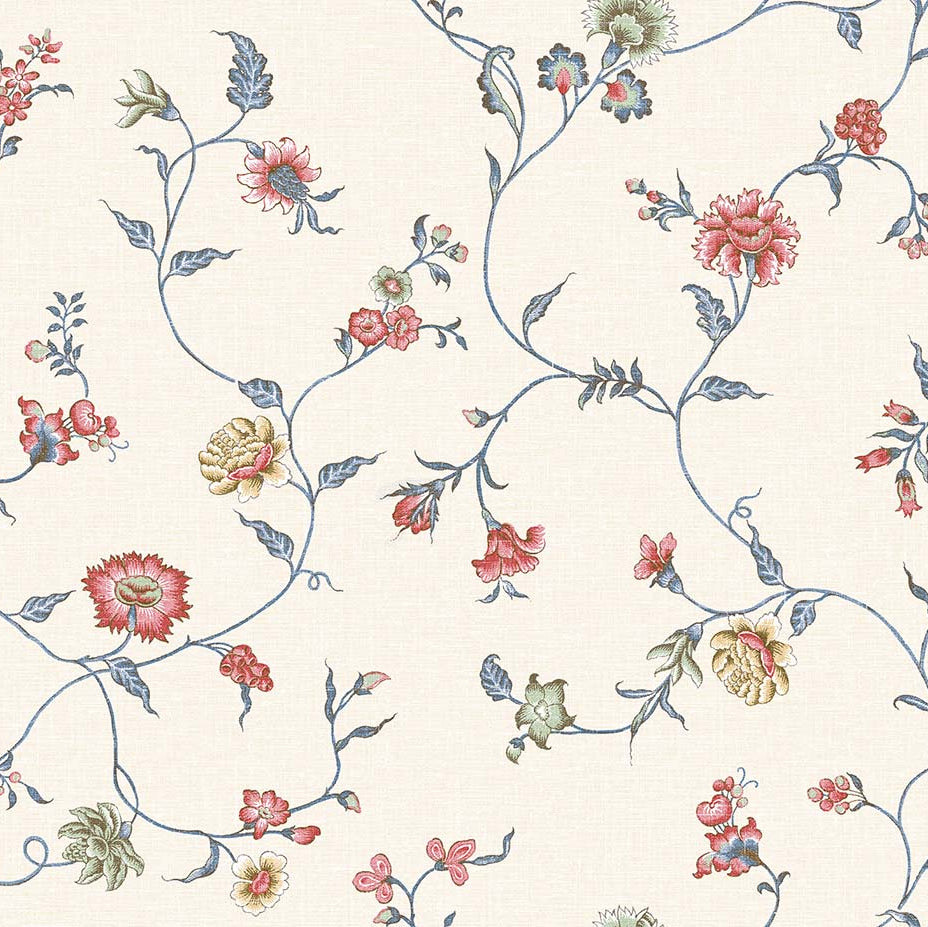 Carta da parati "Cassis Rosa Intenso" - Provence - WALLQUEST