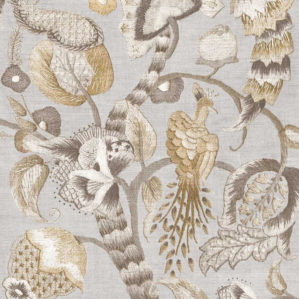 Wallpaper "Imperial – Ancient Green," by the meter or by the roll