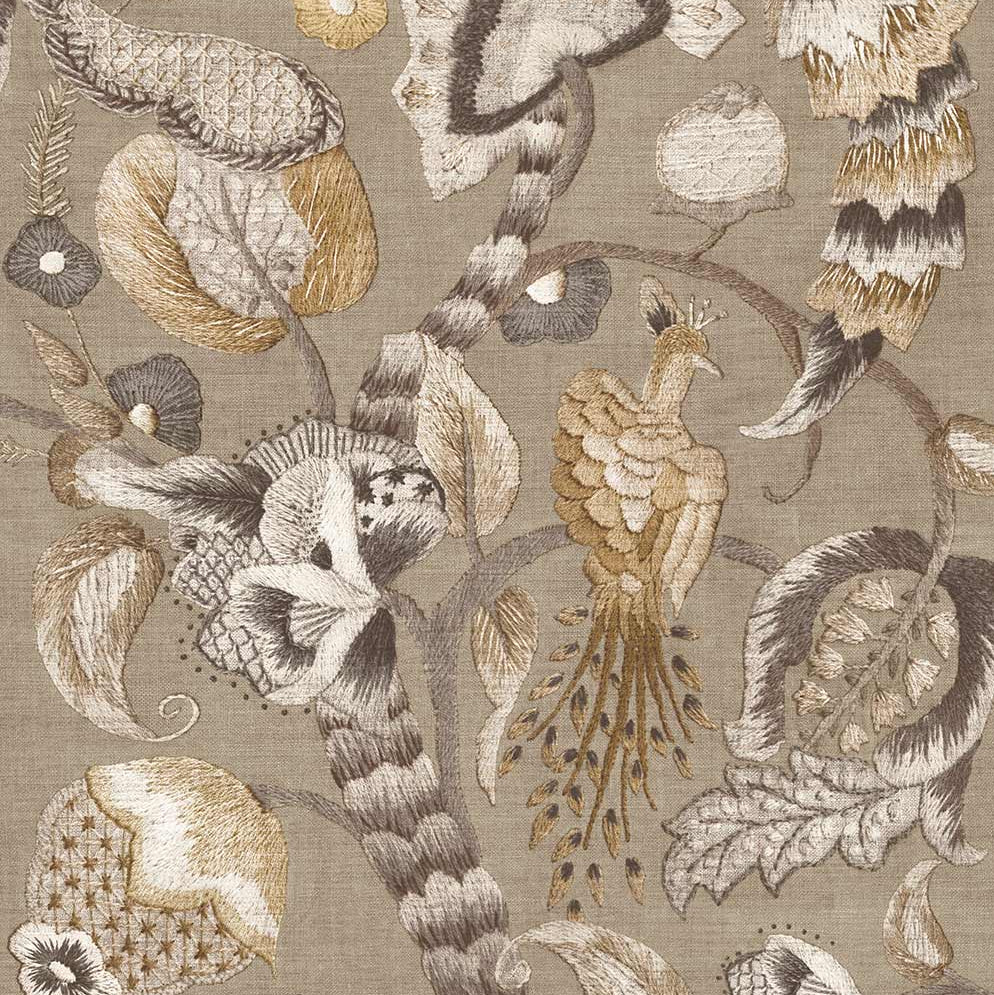 Wallpaper "Imperial – Ancient Green," by the meter or by the roll