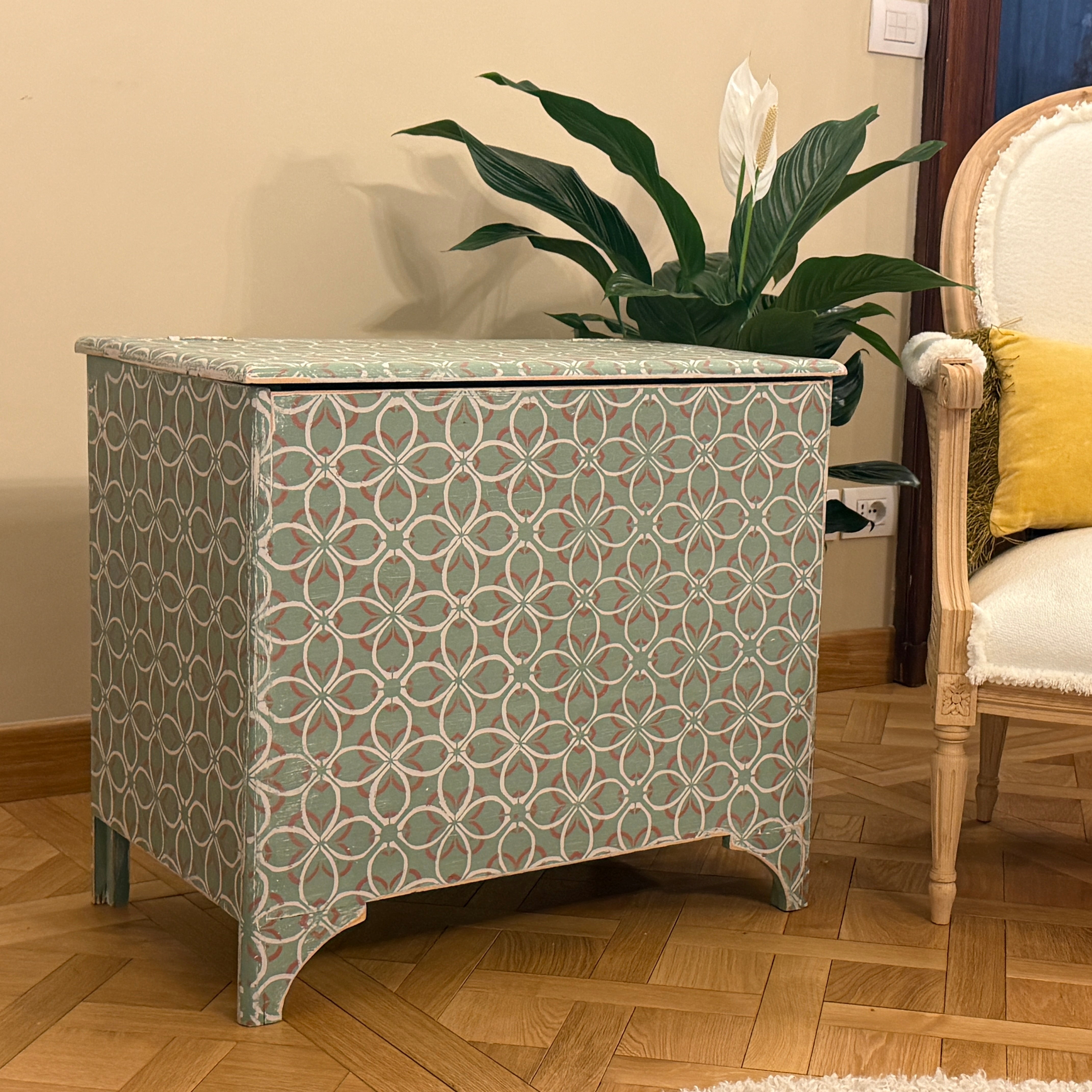 Cassapanca contenitore “Primavera” I Restyling di Elisa