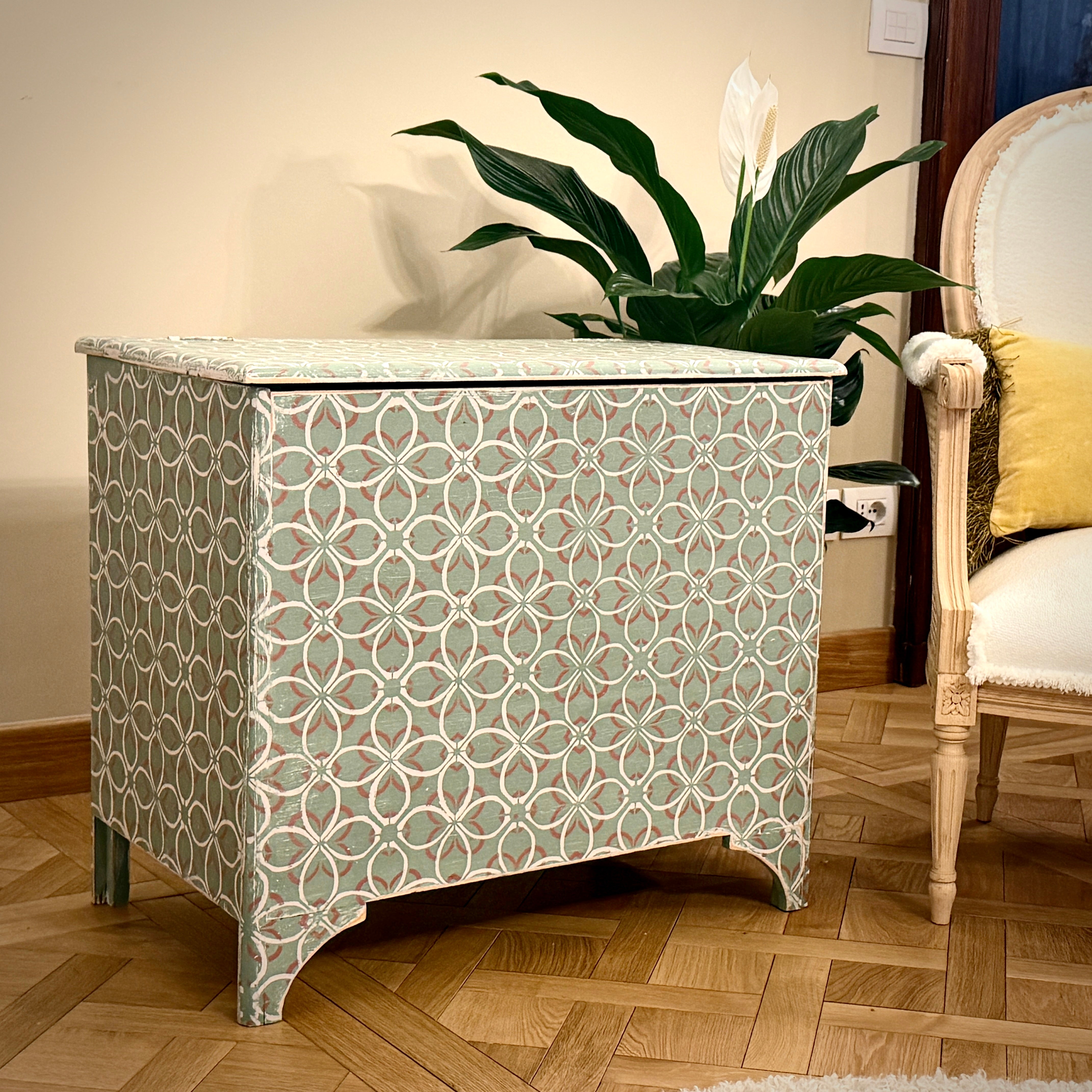 Cassapanca contenitore “Primavera” I Restyling di Elisa