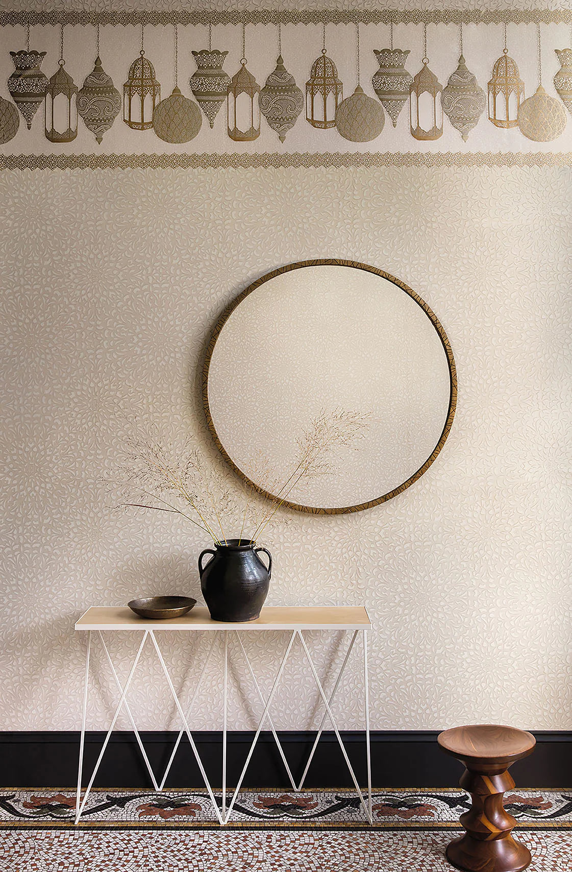 Carta da Parati "MARTYN LAWRENCE BULLARD" Medina marrone | COLE & SON