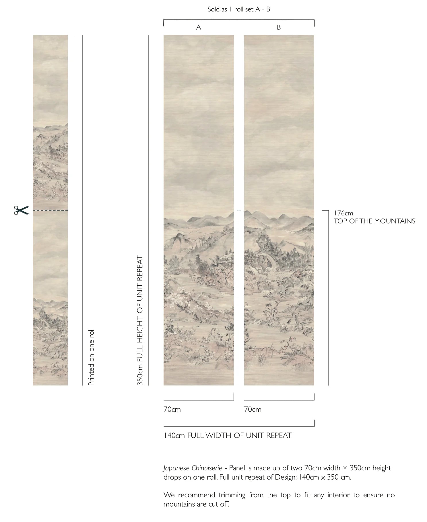 Carta da parati "Japanese Chinoiserie - luxury in paglia naturale" - YOKU | COLE&SON