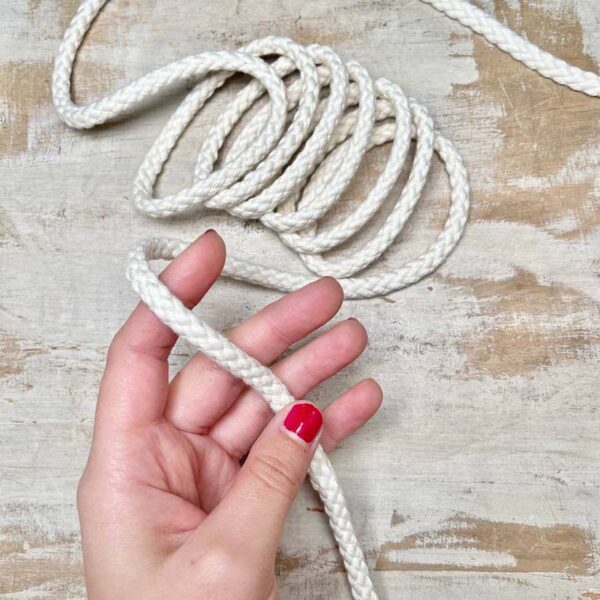 Cordone "Naturale Intreccio Nodini" Passamaneria Italiana - 0,7 cm