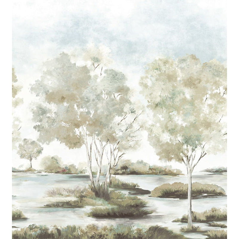 Carta da parati - "Savannah Mural - Edgecomb Biege" | WALLQUEST - DAISY BENNETT