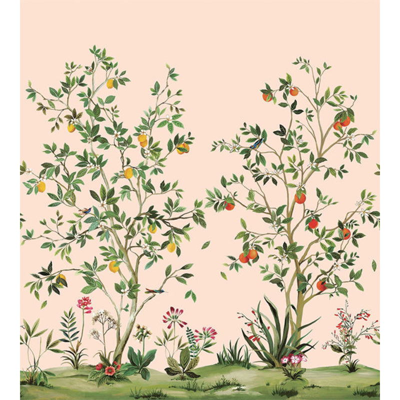 Carta da parati - "Citrus Grove Mural - Blush" | WALLQUEST - DAISY BENNETT