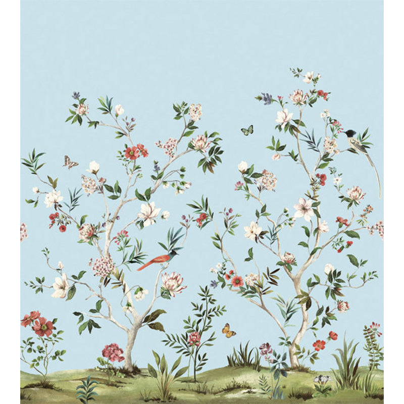 Carta da parati - "Magnolia Mural - Sky Blue" | WALLQUEST - DAISY BENNETT